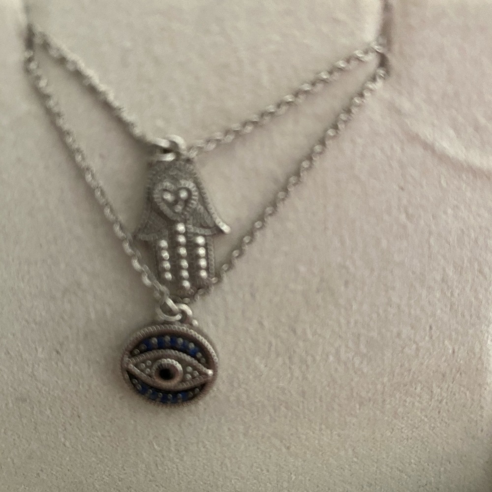 Judith Ripka layered necklace